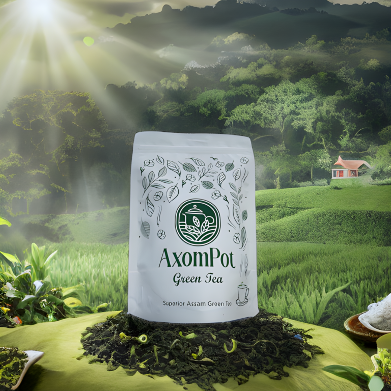 AxomPot Green Tea - Whole Leaf